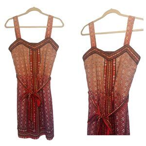 White House Black Market Y2K Style BOHO Feminine Chemise Ladies Dress SZ Small